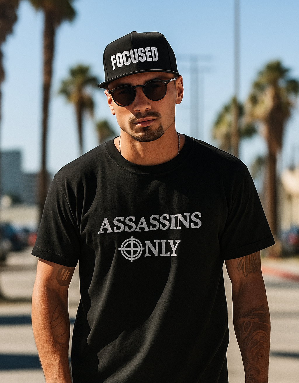 AO "FOCUSED" Flat Bill Snapback