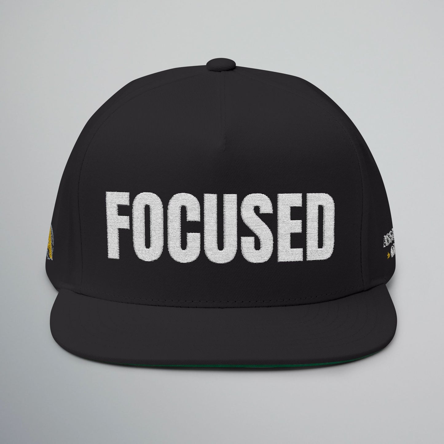 AO "FOCUSED" Flat Bill Snapback