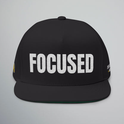 AO "FOCUSED" Flat Bill Snapback