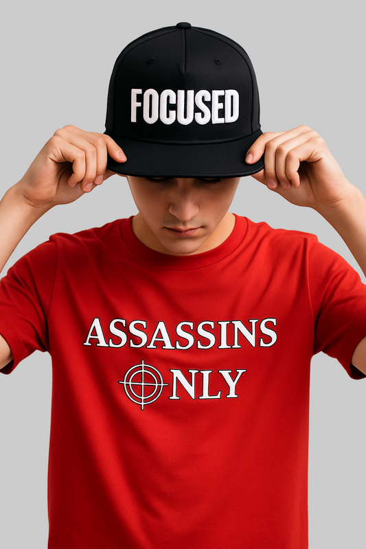 AO "FOCUSED" Flat Bill Snapback