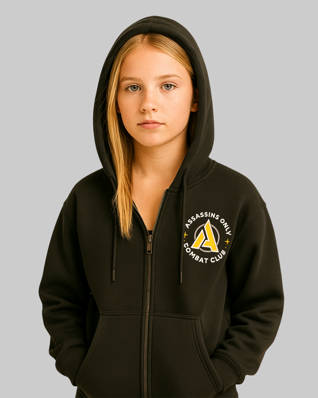 Faith over Fear Zip Up Hoodie (Youth)