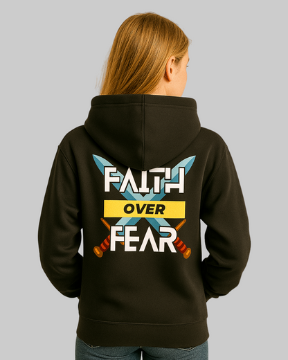Faith over Fear Zip Up Hoodie (Youth)