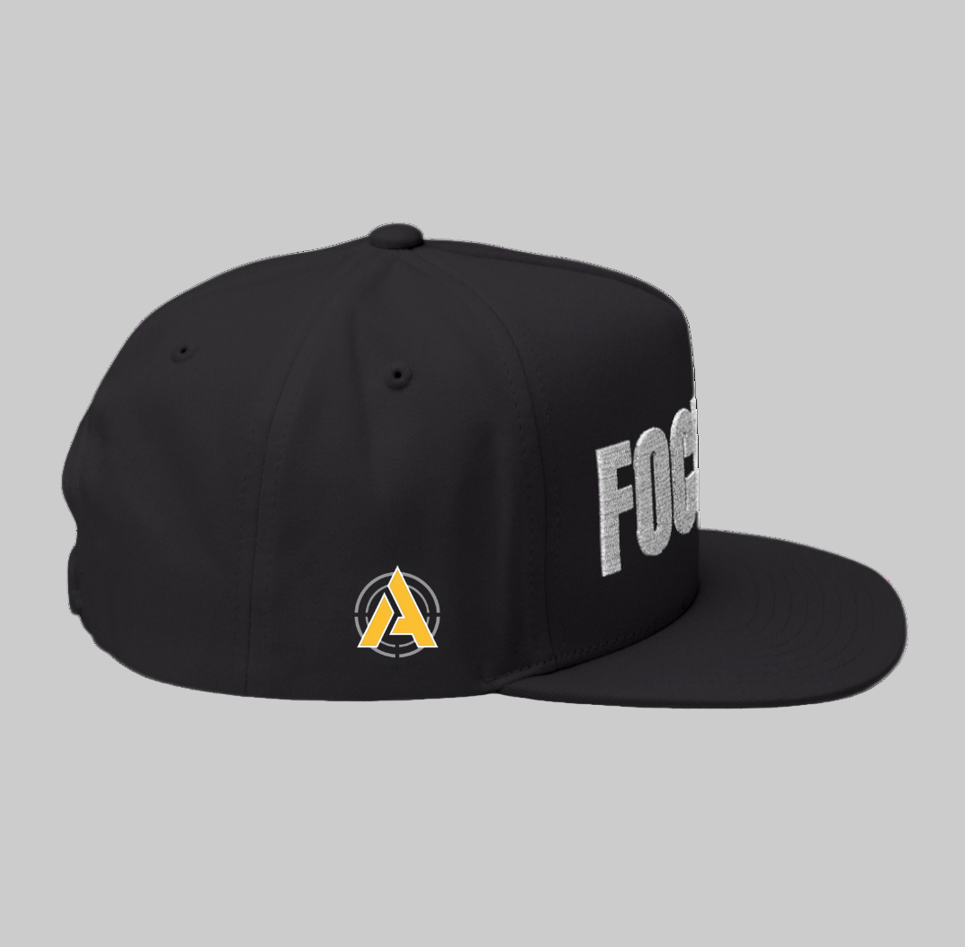 AO "FOCUSED" Flat Bill Snapback