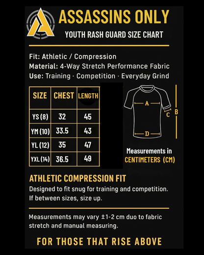 AO Combat Rash Guard (Youth)