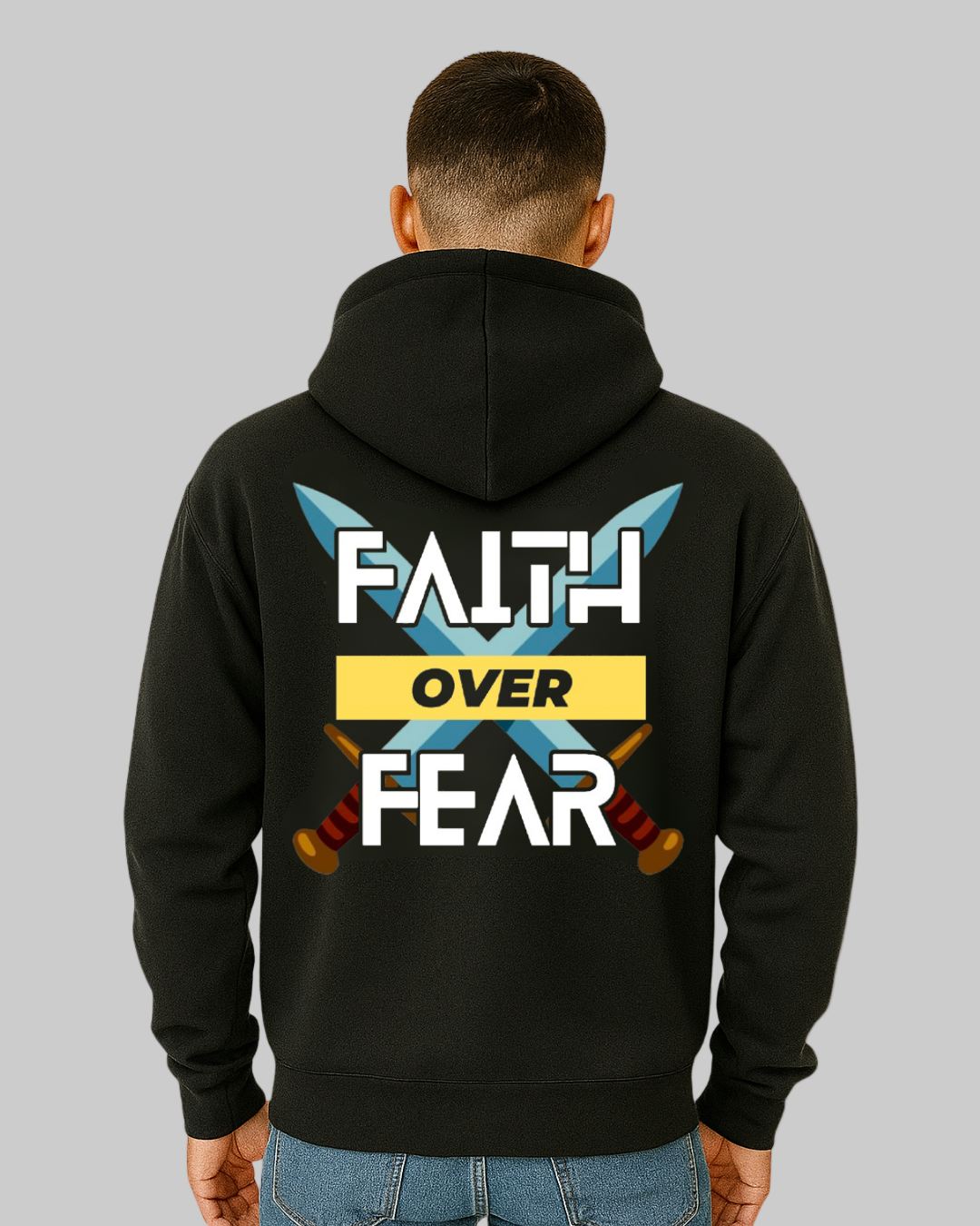 Faith Over Fear Zip Up Hoodie (Adult)